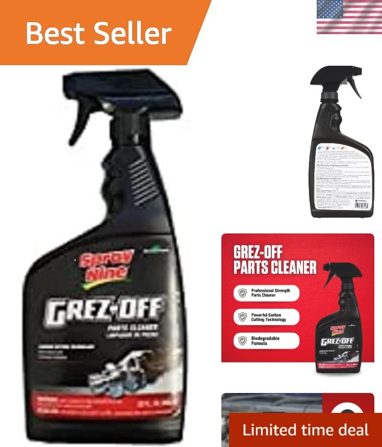 Grez-Off Heavy Duty Biodegradable Degreaser 32 oz – Unscented and Non-Flammable