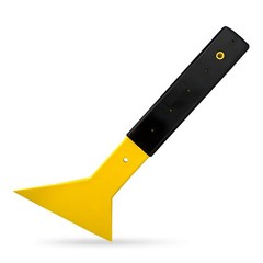 KVAEY Window Tint Squeegee, Long Handle Triangle Scraper Vinyl Wrapping Tool …