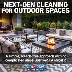 Outdoor Spaces Moss, Mold, Mildew, and Algae Stain Remover Spray, 32 oz