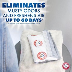 Arm and Hammer Moisture Absorber 3 Pack Hanging Bag Odor Eliminator Closet