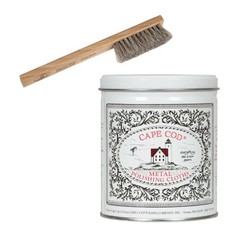 Metal Polish Tin and Horsehair Detail Brush Bundle for Fine Metals | (12) 4X6…