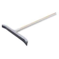 Asphalt Squeegee, 36 Inch Neoprene Curved Blade, 60 Inch Wood Handle, Reversi…
