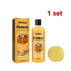 1-2X Beeswax Wood Furniture Polish Conditioner All‑in‑One Cleaner Restorer 100ml