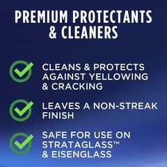 32oz 303 Spray – Cleaner for Isinglass & Strataglass with UV Shield