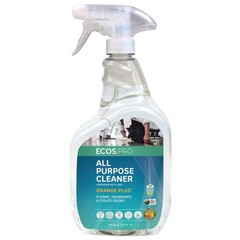 Ecos Pro Pl9706/6 All Purpose Cleaner, Trigger Spray Bottle, 32 Oz, Orange, 6 Pk