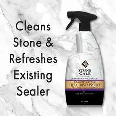 Granite Cleaner Polish and Sealer 24 fl oz Stone Care International,Clean Polish