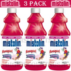 24 Pack Mistolin General All Purpose Cleaning Solution Kit Bouquet 15 fl oz