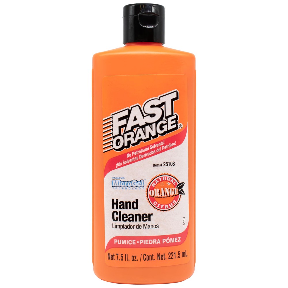 Permatex Fast Orange Pumice Hand Cleaner Natural Citrus 7.5 Fl Oz Waterless