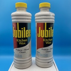 NOS JUBILEE Kitchen Wax – Two (2) Bottles – Protects – Shines Read