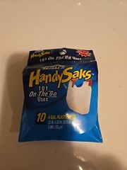 Hefty Handy Saks 4 Gallon Plastic Bags On The Go 10ct Vintage 2003 New in Pack