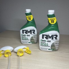 Lot Of 2 RMR-86 Solutions Instant Mold & Mildew Stain Remover Multi Surface 32oz