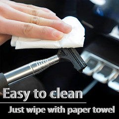Car Rearview Mirror Wiper Retractable Glass Squeegee Telescopic Water Cleaner Bl