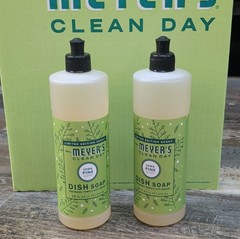 Mrs. Meyer’s Clean Day Dish Soap Iowa Pine Scent 16 fl oz 2 Pack Biodegradable