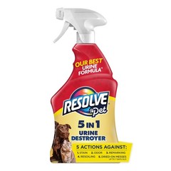 5-in-1 Urine Destroyer Carpet Cleaner Spray – Urine Eliminator for Pet Stains…