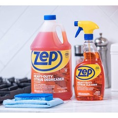 Zep Heavy-Duty Citrus Degreaser 1 Gal (Case of 4) and Cleaner Concentrate