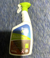 Breez Floor Cleaner Spray for Wood Tile Stone Laminate Rinse Free 32 fl oz