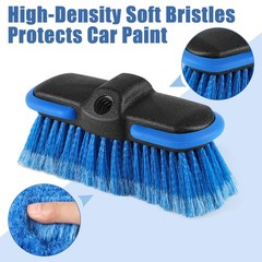 Car Wash Brush Head with Soft Bristle 8”, Car Cleaning Brush with Protective…