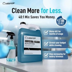 5 Gallon Ultra Concentrated Eco Glass Cleaner VOC Free