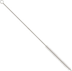 Straw Cleaner Brush – 12 In, Silver & White, 4-Pack – Stainless Steel Straw Clea