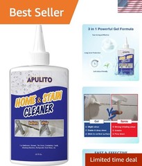 Fast-Acting Cleaner Gel for Kitchen & Bathroom – No Scrubbing Required, 10 Fl Oz