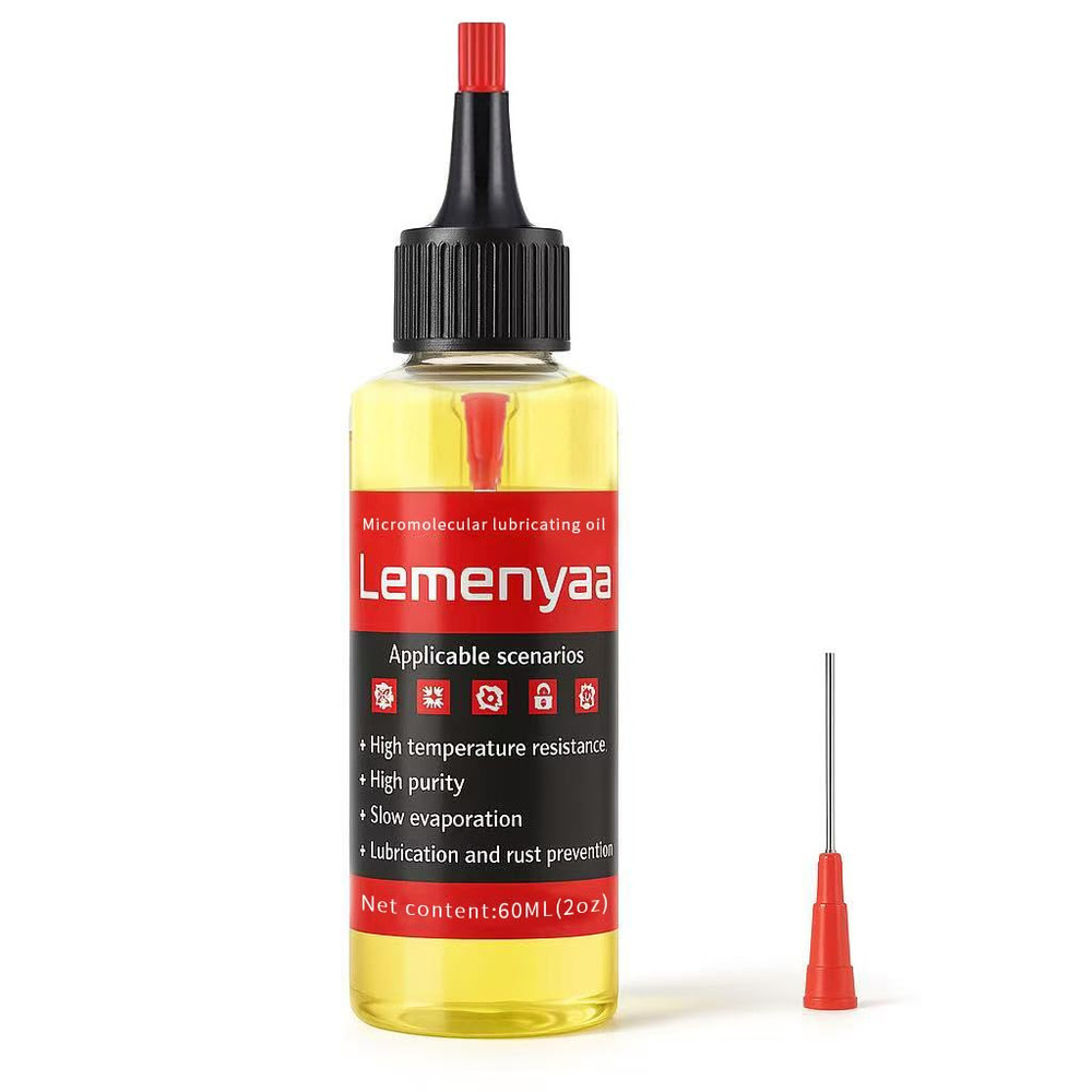 Door Hinge Lubricant – 2 OZ Silicone Oil for Squeaky Hinges, Doors, Garage Doors