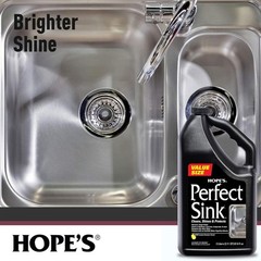 HOPE’S Perfect Sink Cleaner and Polish, Restorative, Water-Repellant, Removes St