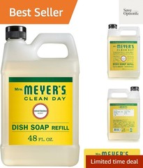 MRS. MEYER’S CLEAN DAY Liquid Dish Soap Refill, Honeysuckle, 48 fl. oz