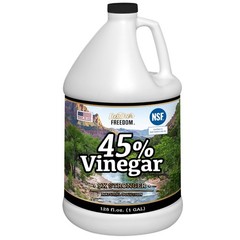 45% Concentrated Vinegar, NSF Certified, 1 Gallon – Dilutes to 9 Gallons – 9x…