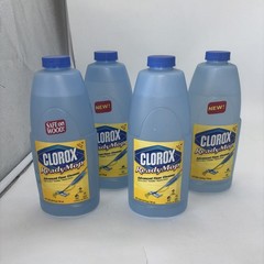 Clorox Ready Mop Advanced Floor Cleaner Refill 24Oz Lot of 4 Couple Oz Gone