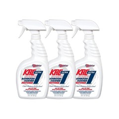 Ultra Foaming Bathroom Cleaner Restorer by KRC-7®, 32 Oz. Spray Bottle (3 Pack)