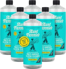 Bright Lemon Scent Floor Cleaner Pack x6