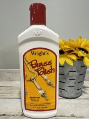 Wright’s Brass Copper Chrome Bronze Pewter Polish Cleaner 8oz Discontinued HTF