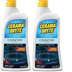Cerama Bryte Removes Tough Stains Cooktop and Stove Top Cleaner for Glass Ce…