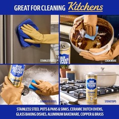 Bar Keepers Friend Powder Cleanser 12oz 2 Pack Stainless Steel