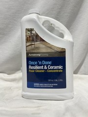 Armstrong Once ‘n Done Resilient & Ceramic Floor Cleaner Concentrate 128oz 1 gal