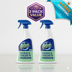 Oxydol Mold & Mildew Stain Remover Spray 32 fl oz 2 Pack Fast Acting Cleaner