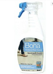 1 Bona 36 Oz Free & Simple Hardwood Floor Cleaner Hypoallergenic Formula Spray