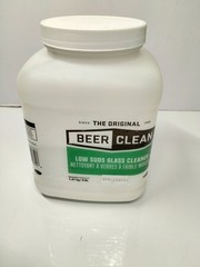 Beer Clean Powdered Detergent for Professional Glass Cleaning 3.5 Lb