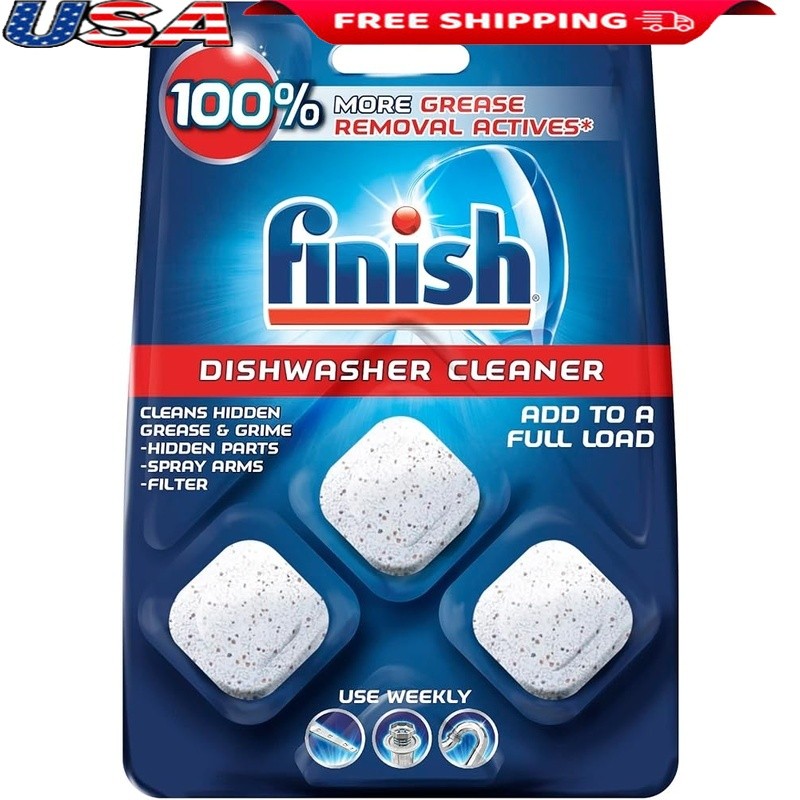 Dishwasher Cleaner Hard Water Stain Remover Lime Scale Grease Eliminator 250g US