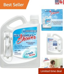 Effortless Weekly Shower Cleaner Spray – Bleach-Free, Fresh Scent, 64 Fl Oz