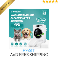 Uproot Clean Washing Machine Cleaner Tablets – 24 Pack for a 12 Month Supply. Fo