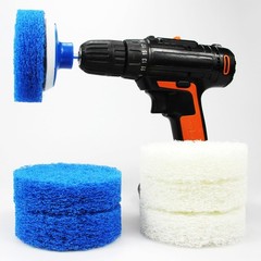 7 Piece Drill Brush Attachment Set – Power Scrub Pad Cleaning Kit – Power Scr…