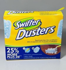 Vintage Y2K Swiffer Dusters Large Starter Kit Handle 15+ Dusters Open Box Prop