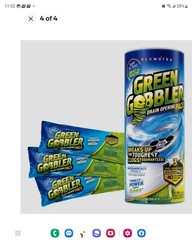 X3 GREEN GOBBLER Granular Drain Opener Clog Remover**Fastshipping Guarantee *