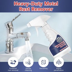 Heavy Duty Eco-Friendly Rust Remover Spray – Multi-Surface Cleaning Power 4.06oz