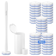 Disposable Toilet Bowl Brush With 40 Toilte Wand Refills Toilet Bowl Cleaner Wan