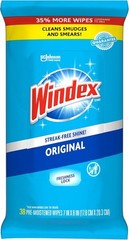 Sparkling Clean Made Easy: 38 Count Biodegradable Glass Wipes – Scent