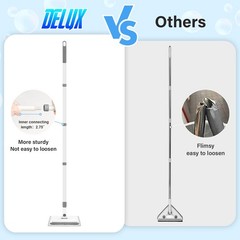 Baseboard Cleaner Tool with Handle DELUX Baseboard Cleaner with Extendable Long