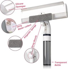 3in1 Squeegee For Shower Mirror Window Door Home Office House Cleaner Car Glass