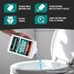 32 Oz Unscented Septic Cleaner – Safe & Fast Action for 500 Gallon Systems